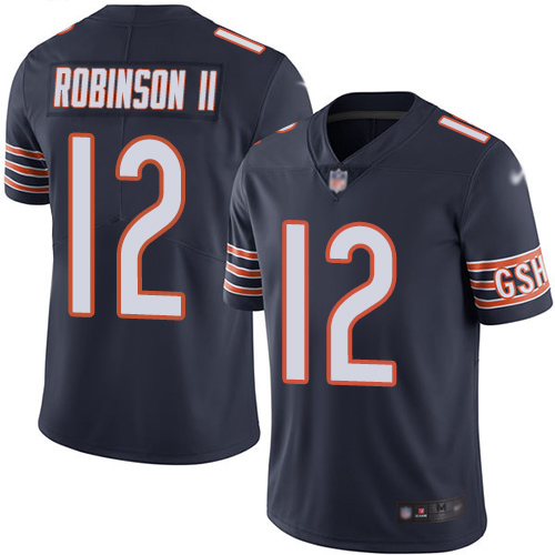 Chicago Bears Limited Navy Blue Men Allen Robinson Home Jersey NFL Football #12 Vapor Untouchable->nfl t-shirts->Sports Accessory